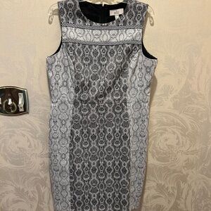 Badgley Mischke dress; gray and black; size 14